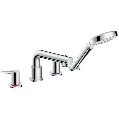 Смеситель на борт ванны, хром, Hansgrohe Talis S 72418000 смеситель на борт ванны hansgrohe talis s 72418000 хром