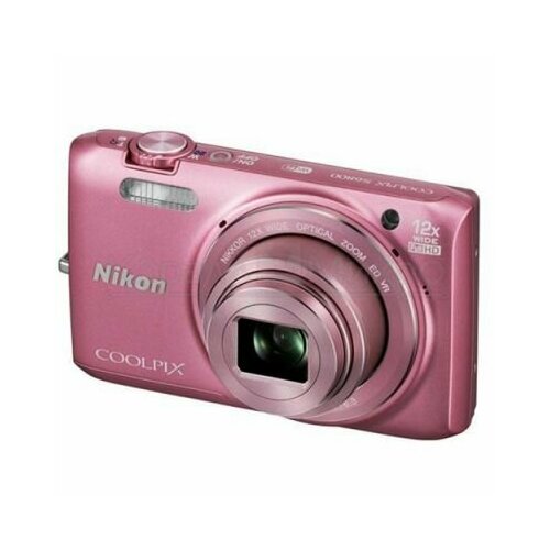 Фотоаппарат Nikon Coolpix S6800, розовый