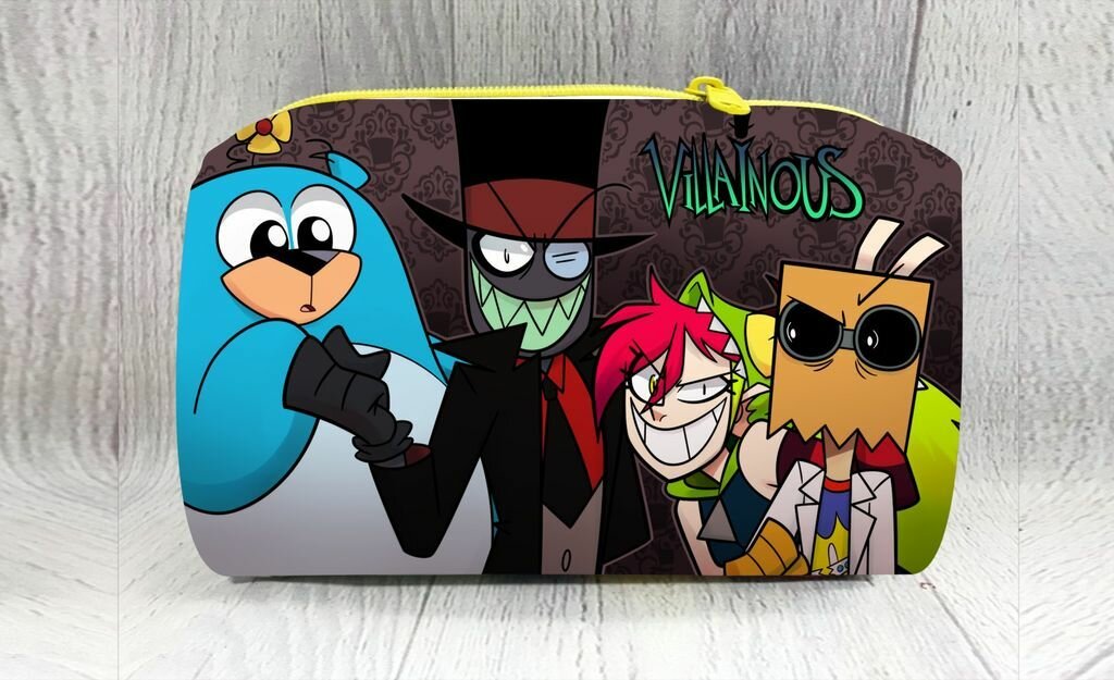 Пенал мягкий горизонтальный Злыдни, Villainous №7