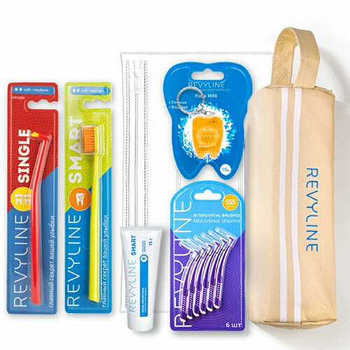 Набор профилактический Revyline бежевый зубная нить revyline revyline floss toothpicks 8 шт