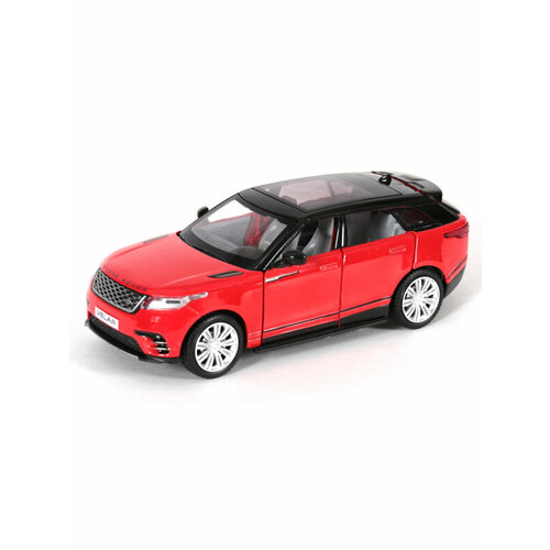 Машина металлическая MSZ 68640-2 Range Rover Velar свет и звук красный 1:32