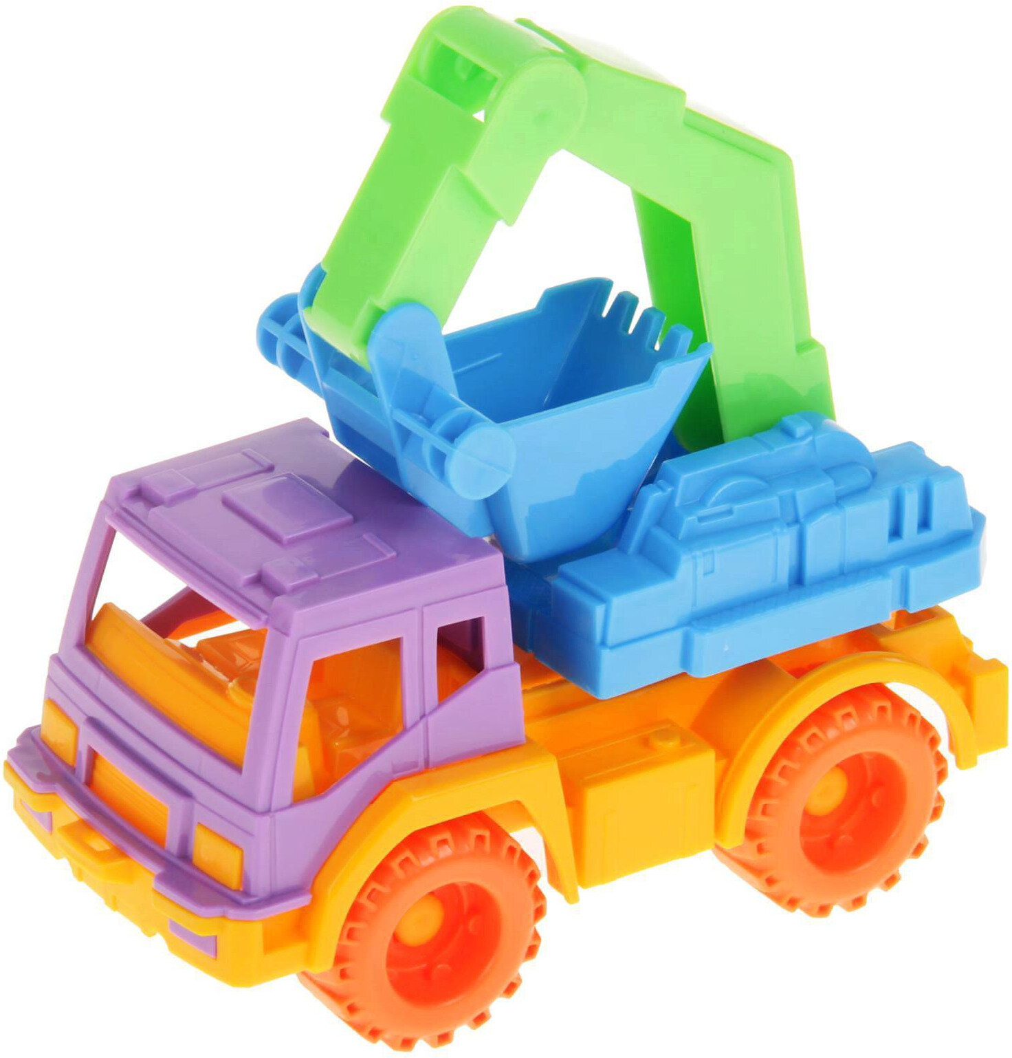 Пластиковая модель Экскаватор "Кама" для детей, игрушка для песочницы и дома