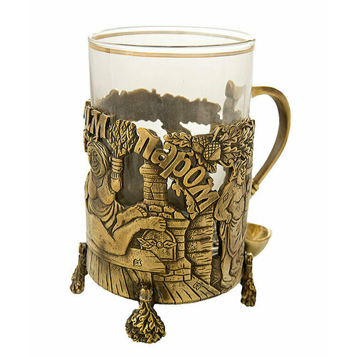 Подстаканник латунный 