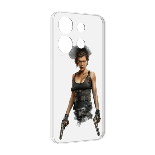 Чехол MyPads Resident-Evil для Tecno Spark Go 2023 (BF7) / Tecno Smart 7 задняя-панель-накладка-бампер