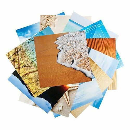 Набор бумаги для скрапбукинга АРТформат Отпуск, 30x30см, 24 л. (12 дизайнов), 10 уп.