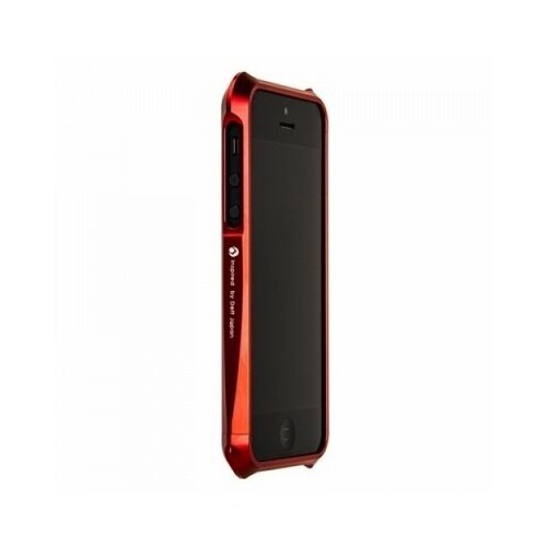 Защита корпуса CLEAVE Бампер алюминиевый для iPhone 5/5S красный