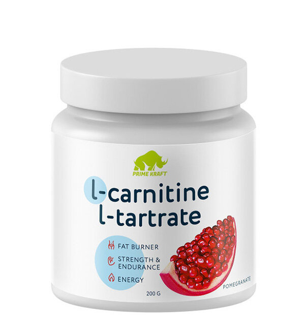 L-carnitine L-tartrate Prime Kraft 200 г (Лайм)