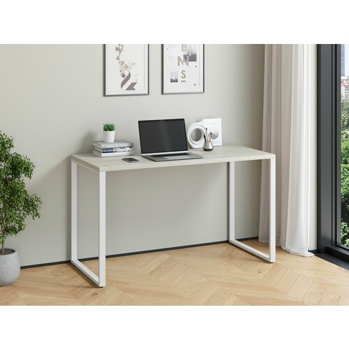 Стол письменный Айсберг Лофт 03 Белыйдуб крафт белый 5690₽