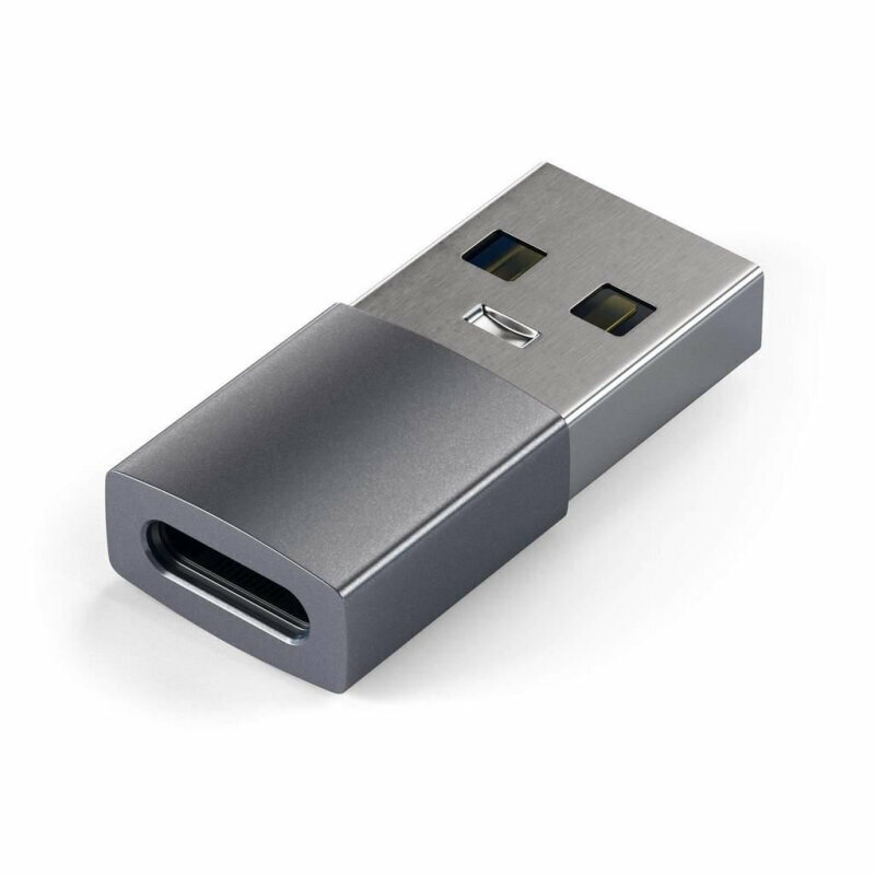 Адаптер Satechi USB-A -USB-C Space Grey (ST-TAUCM), 1785467