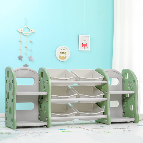 Стеллаж для игрушек Pituso с ящиками и приставками 8450₽