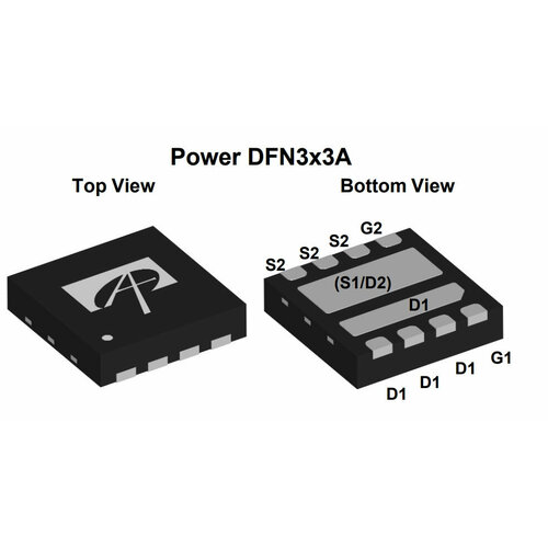 ntmfs4936n n channel mosfet 30v 79a Микросхема AON7934 N-Channel MOSFET 30V 18A DFN3X3AEP2