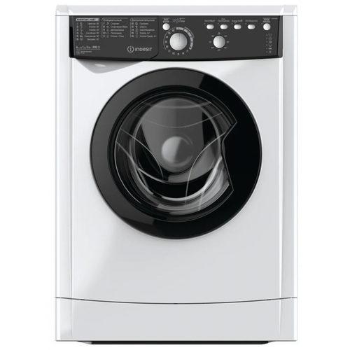 Стиральная машина Indesit EWSB 5085 BK, белый/черный