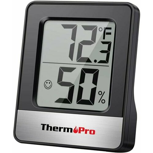 Цифровой термогигрометр ThermoPro TP49, черный