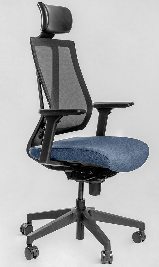 Компьютерное кресло Falto G1, цвет: серый/синий