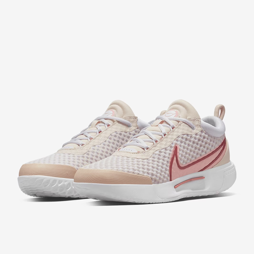 Кроссовки NIKE Court Zoom Pro, размер 41 EU, бежевый, коралловый