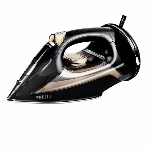 Паровой утюг Kelli KL-1655 2600Вт Черный 238000₽