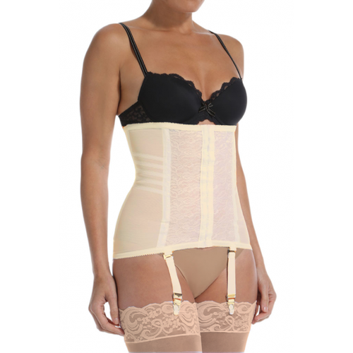 фото Пояс для чулок rago, размер m, бежевый