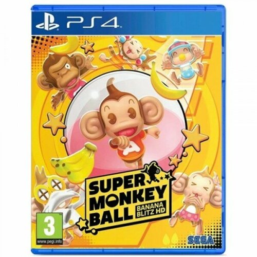 Игра Super Monkey Ball: Banana Blitz HD для PlayStation 4, USB-флеш-накопитель