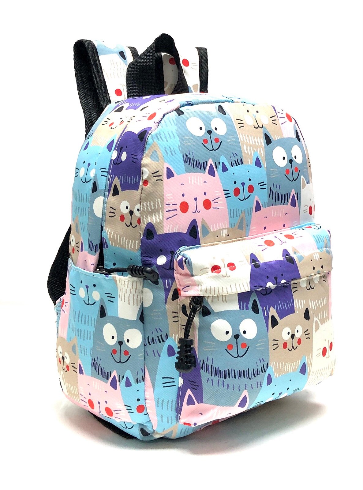 Детский тканевый рюкзак Кошка-1