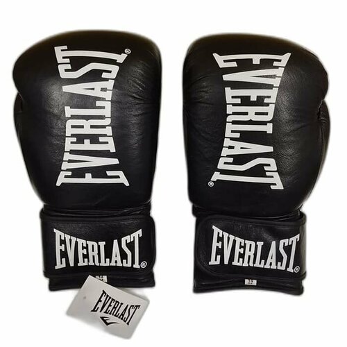 Перчатки боксерские Everlast, 16 Oz, натуральная кожа, Пакистан перчатки боксерские twins синие натуральная кожа 14 oz пакистан