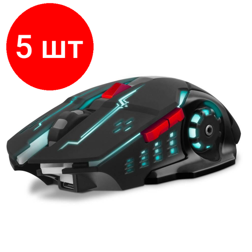 Комплект 5 штук, Мышь компьютерная Sven Беспроводная игровая мышь RX-G930W (SV-018412) игровая беспроводная мышь sven rx g930w 800 2400dpi