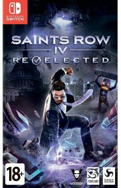 Игра Saints Row IV Re-Elected (Nintendo switch, русские субтитры), картридж