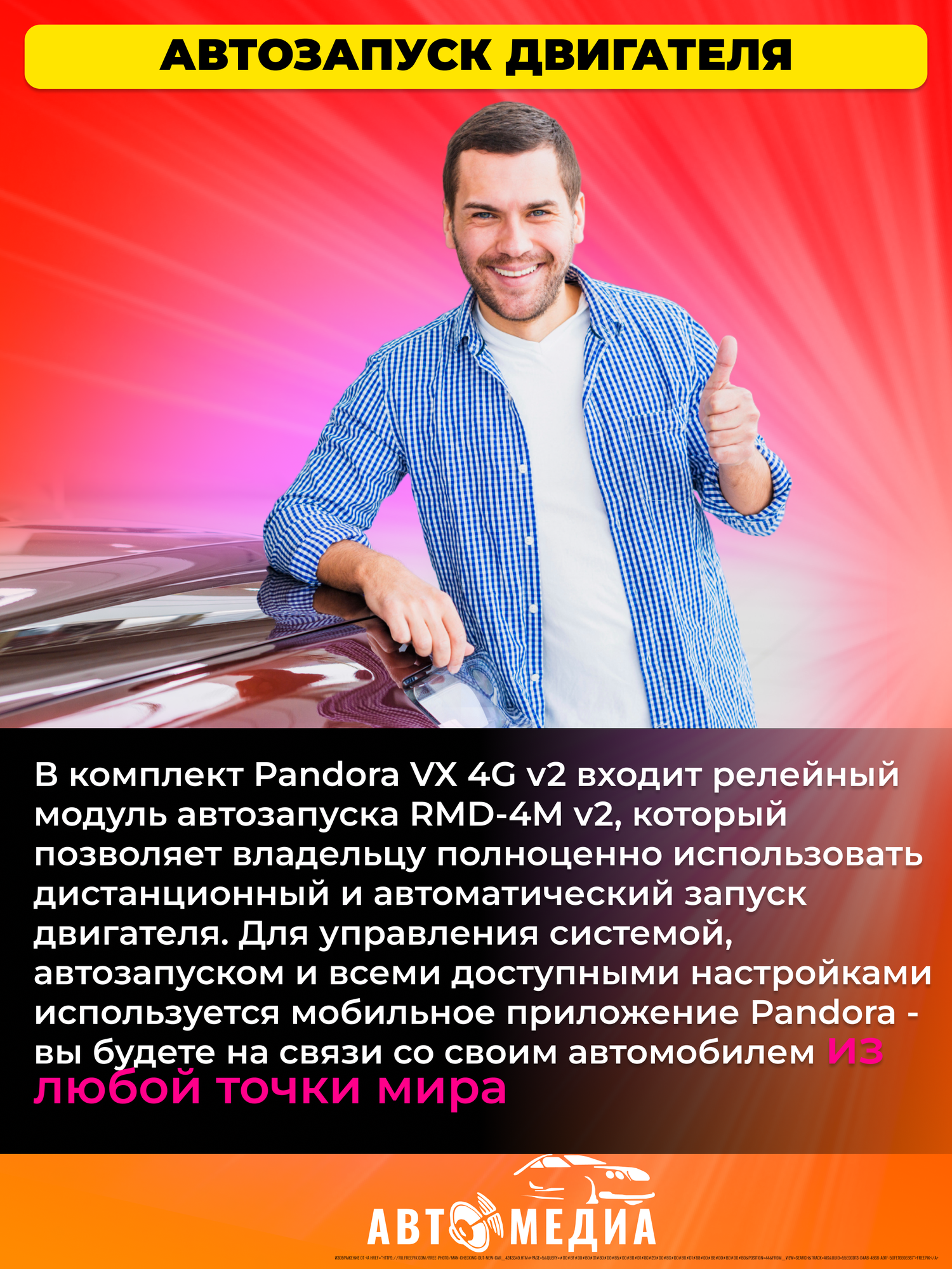 Автосигнализация Pandora VX-4G — фото 16