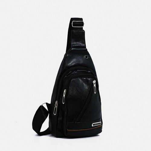 фото Рюкзак слинг сима-ленд, черный сима-лэнд