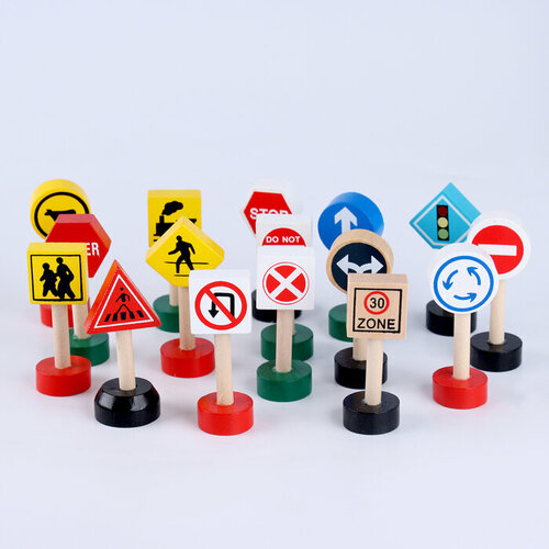 Набор деталей для жд Указательные знаки 3 18 31см 1402₽