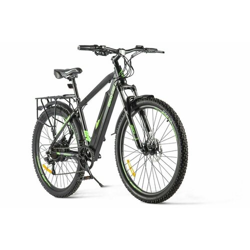 Электровелосипед Eltreco XT 800 Pro Черно - зеленый модель 2024 года