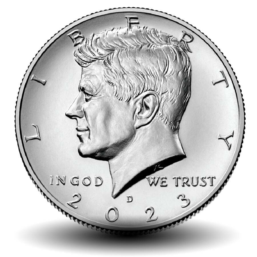 50 центов 2023 года - Кеннеди (1/2 доллара) - D