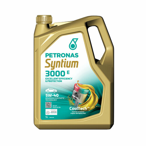 Масло моторное PETRONAS SYNTIUM 3000 E 5W40 синтетика 5 л 70731M12EU