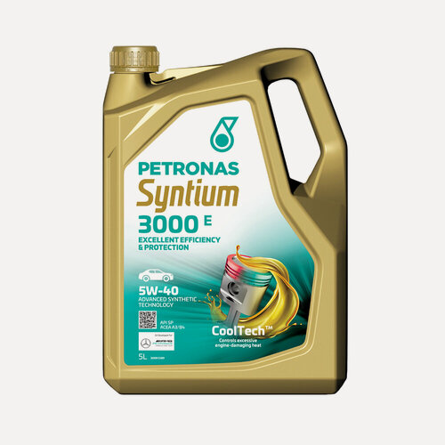 Изображение товара Масло моторное PETRONAS SYNTIUM 3000 E 5W40 синтетика 5 л 70731M12EU
