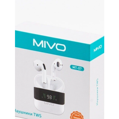 Беспроводные наушники MIVO MT-07 Bluetooth 50 с сенсорным управлением 1400₽