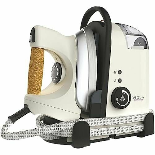 Профессиональный паровой утюг VIOLA Espresso со стальным чайником на 35 бар вертикальное и сухое глажение компактный утюг бежевый 2827200₽