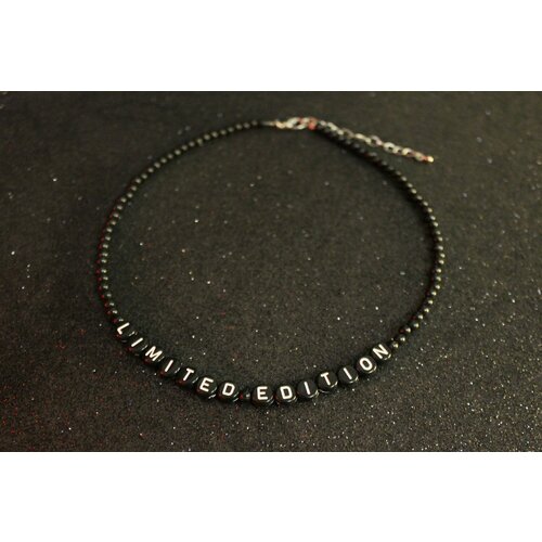 Чокер, акрил, длина 40 см, черный