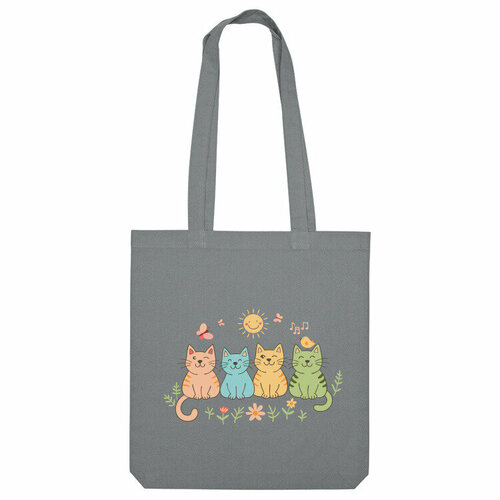 Сумка шоппер Us Basic, серый