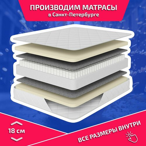 Матрас пружинный Aren 60 на 120