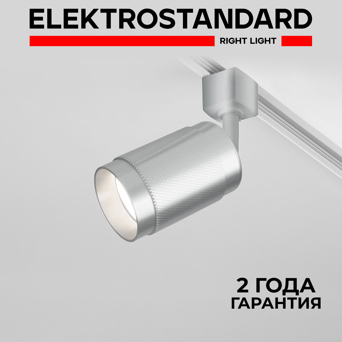 фото Трековый светильник однофазный Elektrostandard Tony GU10 Серебро (MRL 1012) однофазный