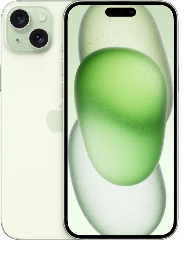 Смартфон Apple iPhone 15 Plus 128 ГБ, nano SIM+eSIM, зеленый (без RuStore)