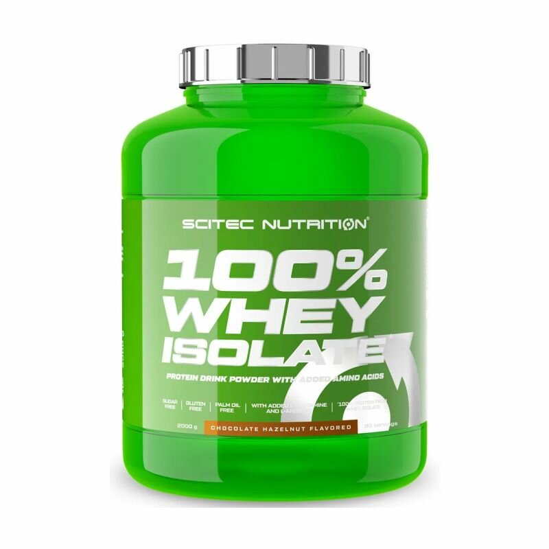 Протеин Изолят Scitec Nutrition Whey Isolate, 2000 г, вкус: шоколад-орех