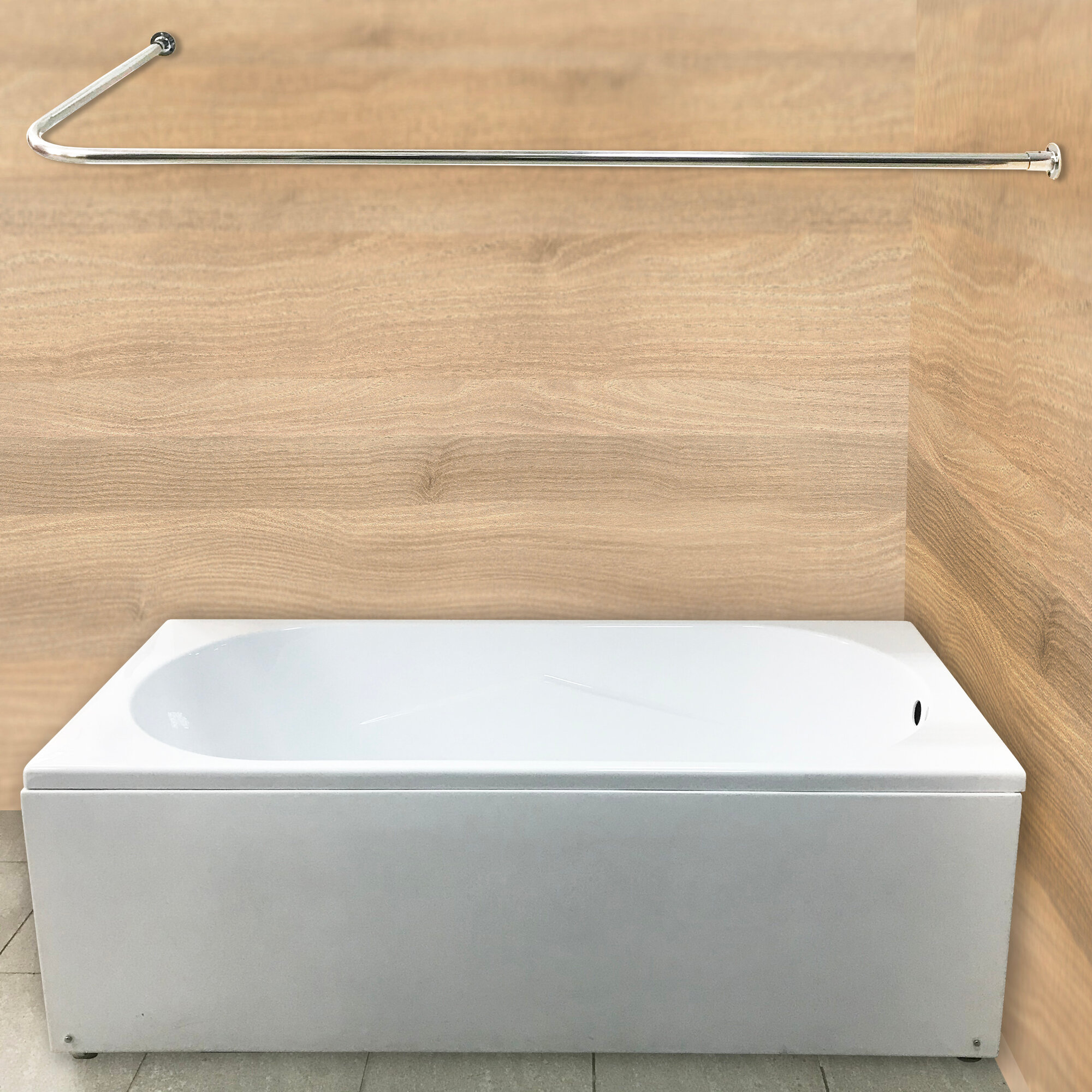 Акриловая ванна Royal Bath Tudor 170*75*58 полный комплект ( ванна, каркас, фронтальная панель, сифон, карниз )