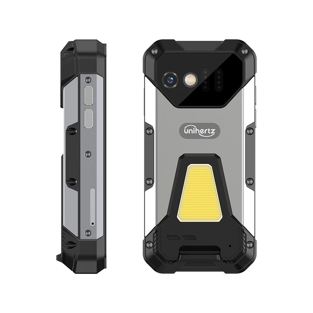 Unihertz Tank Mini, защищенный смартфон с диагональю 4,3 дюйма, небольшой экран, Android 13, 4G, 8+256 с походным фонарем, NFC, SD-карта — фото 1