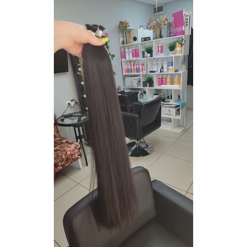 Волосы 60см черные