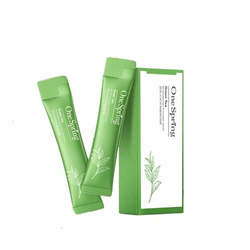 Ночная увлажняющая маска для лица с зеленым чаем One Spring