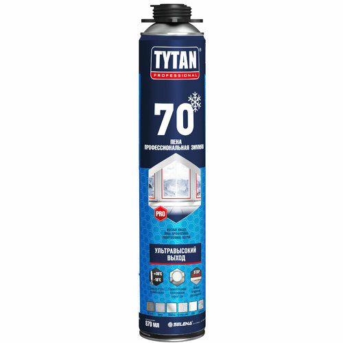 фото Пена монтажная профессиональная tytan professional 70 зимняя 870 мл