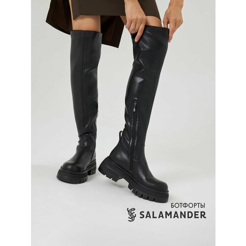 фото Сапоги salamander, полнота 4 (ru)/ на узкую и среднюю стопу, размер 37, черный