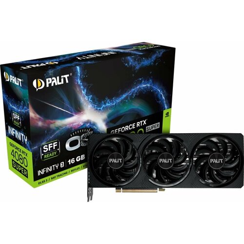 Видеокарта Palit NVIDIA GeForce RTX 4080 Super RTX4080 SUPER Infinity 3 OC 16ГБ Infinity 3 GDDR6X OC Ret ned408ss19t2-1032s 170000₽