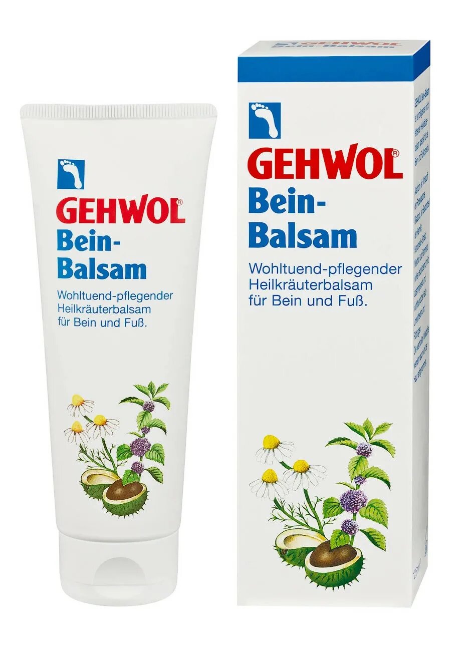 Крем для ног укрепляющий вены Leg Balm GEHWOL Бальзам для вен на ногах, 125 мл