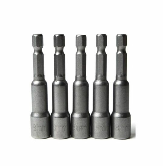 Ключ насадка магнитная 8 мм 5 штук набор